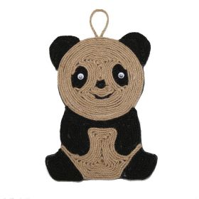 Panda Sisal Cat Grab Pad Scratch Resistant Sisal Cat Toy