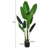 5.3 Feet Artificial Decorative Tropical Indoor-Outdoor Tree