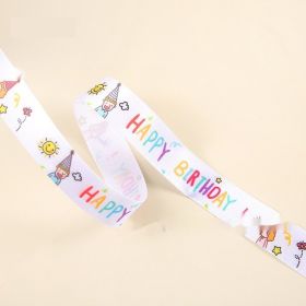 Children's Cartoon Pattern Ribbon (Option: 1style)