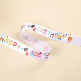 Children's Cartoon Pattern Ribbon (Option: 5style)