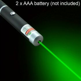 Laser Pointer High Power Fire Military Burning Green Light Visible Beam Powerful Hunting Accessories Cat Toy Torch Laser Pen (Color: Green)