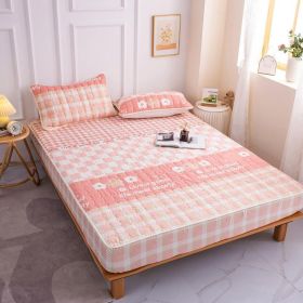 Cotton Covered Anti Slip Cartoon Bedspread (Option: Macarone powder-120x200cm)