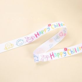 Children's Cartoon Pattern Ribbon (Option: 9style)