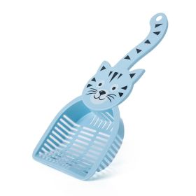 Large Cat Litter Scoop Poop Cleaning Artifact Pet Supplies (Option: Blue-Regular)