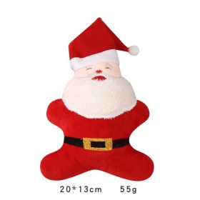 Christmas Dog Plush Sounding Puppy Toy Santa Claus Decorations (Option: Santa Claus)