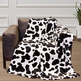 Cow Printing Blanket Digital Flannel (Option: Style 5-75X100)