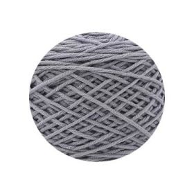 Tufting Special Wool Pagoda Tube Long-staple Cotton Wool Handmade Diy Carpet Shaft Yarn (Option: 07 Medium Gray)