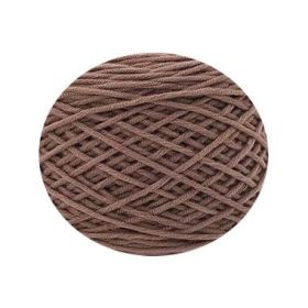 Tufting Special Wool Pagoda Tube Long-staple Cotton Wool Handmade Diy Carpet Shaft Yarn (Option: 32 Dark Camel)