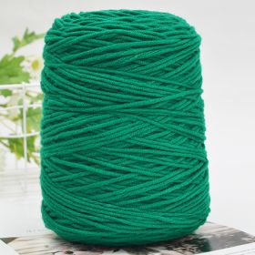 Tufting Special Wool Pagoda Tube Long-staple Cotton Wool Handmade Diy Carpet Shaft Yarn (Option: Army Green 95 Christmas Green)