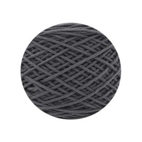 Tufting Special Wool Pagoda Tube Long-staple Cotton Wool Handmade Diy Carpet Shaft Yarn (Option: Dark Gray 20 Dark Gray)