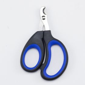 Pet Supplies For Cats And Dogs Nail Scissors (Option: Black Dark Blue-Without Packaging)