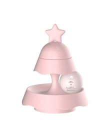 New Christmas Tree Mini Three-layer Track (Option: Small Pink)