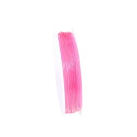 Transparent Crystal Elastic String (Option: Pink-5 M Coil Wide 1mm)