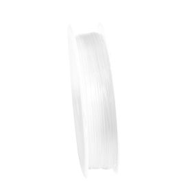 Transparent Crystal Elastic String (Option: White-5 M Coil Wide 1mm)