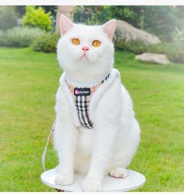 Cat Pulling Rope Anti Breaking Loose For Outdoor Use (Option: Beige Black Plaid-M)