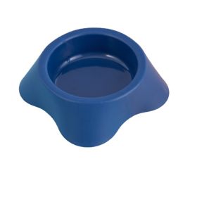 Bottom Non-slip Pet Cat Dog Bowl (Option: Dark Blue-Small Size)